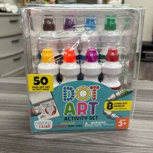 Dot Art Activity Kit mess free washable nontoxic activity book and markers set